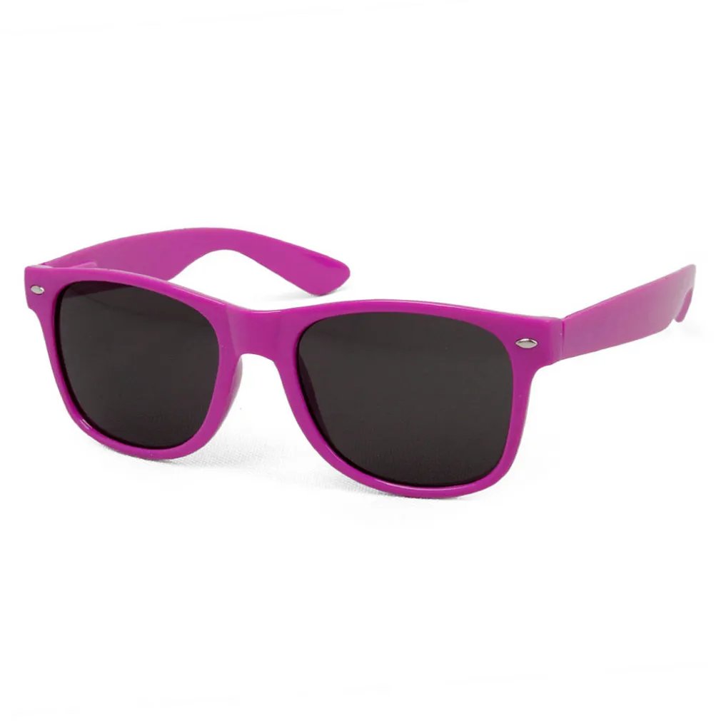Okulary przeciwsłoneczne wayfarer Nerd polaryzacyjne różowe