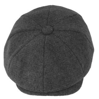 Szary Kaszkiet Męski Ocieplany Retro Gazeciarz Peaky Blinders Shelby K283B - 5