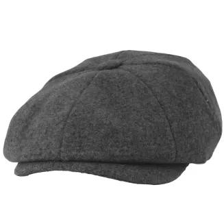 Szary Kaszkiet Męski Ocieplany Retro Gazeciarz Peaky Blinders Shelby K283B - 6
