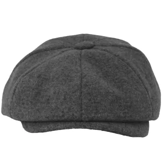 Szary Kaszkiet Męski Ocieplany Retro Gazeciarz Peaky Blinders Shelby K283B - 7