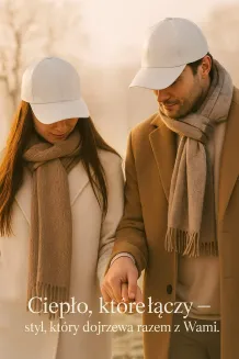 Bejsbolówka Skórzana Naturalna Ocieplana Unisex Ecru K207  Polar Fashion - 8