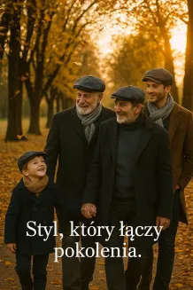 Kaszkiet męski ocieplany zimowy  czapka Peaky Blinders Shelby K282 - 7