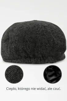 Kaszkiet męski ocieplany zimowy  czapka Peaky Blinders Shelby K282 - 5