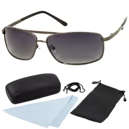 Polar Fashion MA1336C Grafitowe Polaryzacyjne Okulary Przeciwsłoneczne