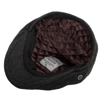 K215A Szary gładki Kaszkiet męski bawełniany czapka Peaky Blinders Shelby - 3