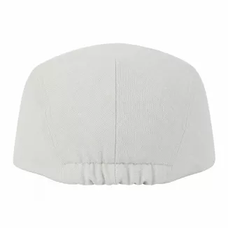 Kaszkiet Męski Bawełniany Szary Letni Czapka Flat Cap Jasny Popiel Lato K311C - 6
