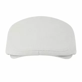 Kaszkiet Męski Bawełniany Szary Letni Czapka Flat Cap Jasny Popiel Lato K311C - 4
