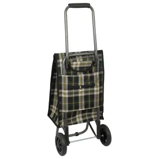 Shopping Bag On Wheels WZ237AC Two-Wheeled Trolley With A Folding Handle - 2