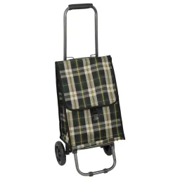 Shopping Bag On Wheels WZ237AC Two-Wheeled Trolley With A Folding Handle