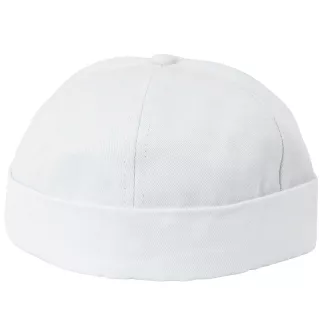 Czapka Dokerka Leonka Fisherman Bawełniana Unisex Biała K263F - 4