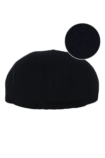 Ciepły Kaszkiet Shelby Peaky Blinders Granatowa Jodełka K275C Polar Fashion - 5
