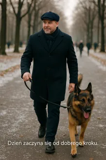 Ciepły Kaszkiet Shelby Peaky Blinders Granatowa Jodełka K275C Polar Fashion - 7