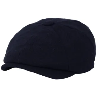 Ciepły Kaszkiet Shelby Peaky Blinders Granatowa Jodełka K275C Polar Fashion - 2