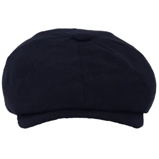 Ciepły Kaszkiet Shelby Peaky Blinders Granatowa Jodełka K275C Polar Fashion - 3