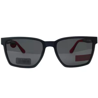 Męskie okulary korekcyjne  CL90266C granatowe  nakładka clip-on polaryzacja - 2