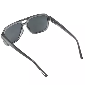 Szare męskie okulary polaryzacyjne do jazdy autem UV 400 Solano SS21102A - 6