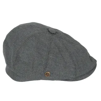 Kaszkiet męski popielaty melanż K268F – Styl z charakterem | Polar Fashion - 3