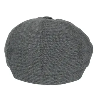 Kaszkiet męski popielaty melanż K268F – Styl z charakterem | Polar Fashion - 5