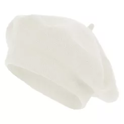 W479A Kremowy damski beret francuski z antenką