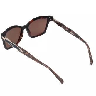 Polaryzacyjne brązowe damskie okulary przeciwsłoneczne Solano SS90215C - 6