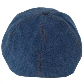 Niebieski Kaszkiet Bawełniany  Gazeciarza Peaky Blinders Jeansowy  K301B - 3