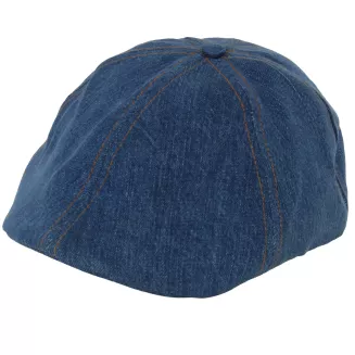 Niebieski Kaszkiet Bawełniany  Gazeciarza Peaky Blinders Jeansowy  K301B - 2