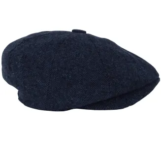 Stylowy kaszkiet męski granatowy K282B – elegancja w duchu Peaky Blinders - 2