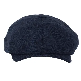 Stylowy kaszkiet męski granatowy K282B – elegancja w duchu Peaky Blinders - 5