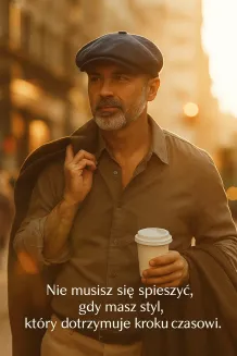 Stylowy kaszkiet męski granatowy K282B – elegancja w duchu Peaky Blinders - 8