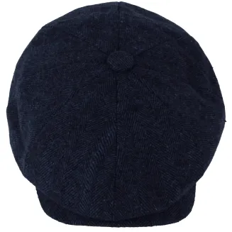 Stylowy kaszkiet męski granatowy K282B – elegancja w duchu Peaky Blinders - 3