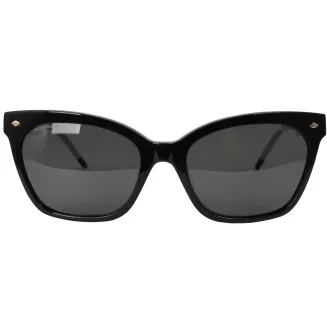 Okulary przeciwsłoneczne damskie Solano SS90217A czarne gold grey acetate - 4