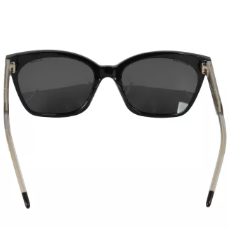 Okulary przeciwsłoneczne damskie Solano SS90217A czarne gold grey acetate - 5