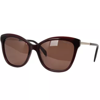 Solano Damskie Okulary Przeciwsłoneczne Cat-Eye Brązowe SS90219B - 2