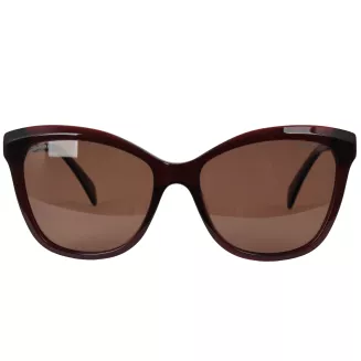 Solano Damskie Okulary Przeciwsłoneczne Cat-Eye Brązowe SS90219B - 3