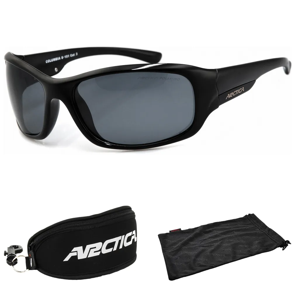 Arctica S151 Czarne COLUMBIA Okulary Przeciwsłoneczne Gratisy