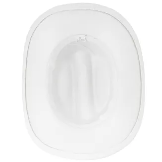 BIAŁY KAPELUSZ KOWBOJSKI WESTERN + OKULARY PILOTKI ZESTAW UNISEX R260E - 8