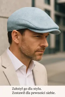 Peaky Blinders Turkusowy kaszkiet Shelby z klasą – Męska elegancja  K267B - 6