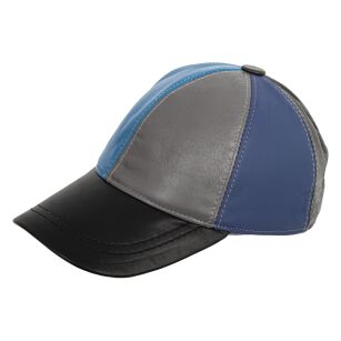K204I Skórzana czapka z daszkiem bejsbolówka