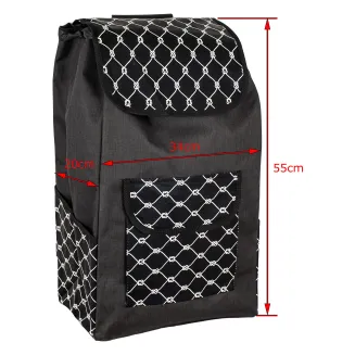 WZ410T Torba do wózka zakupowego na kółkach nieprzemakalna 35L - 4