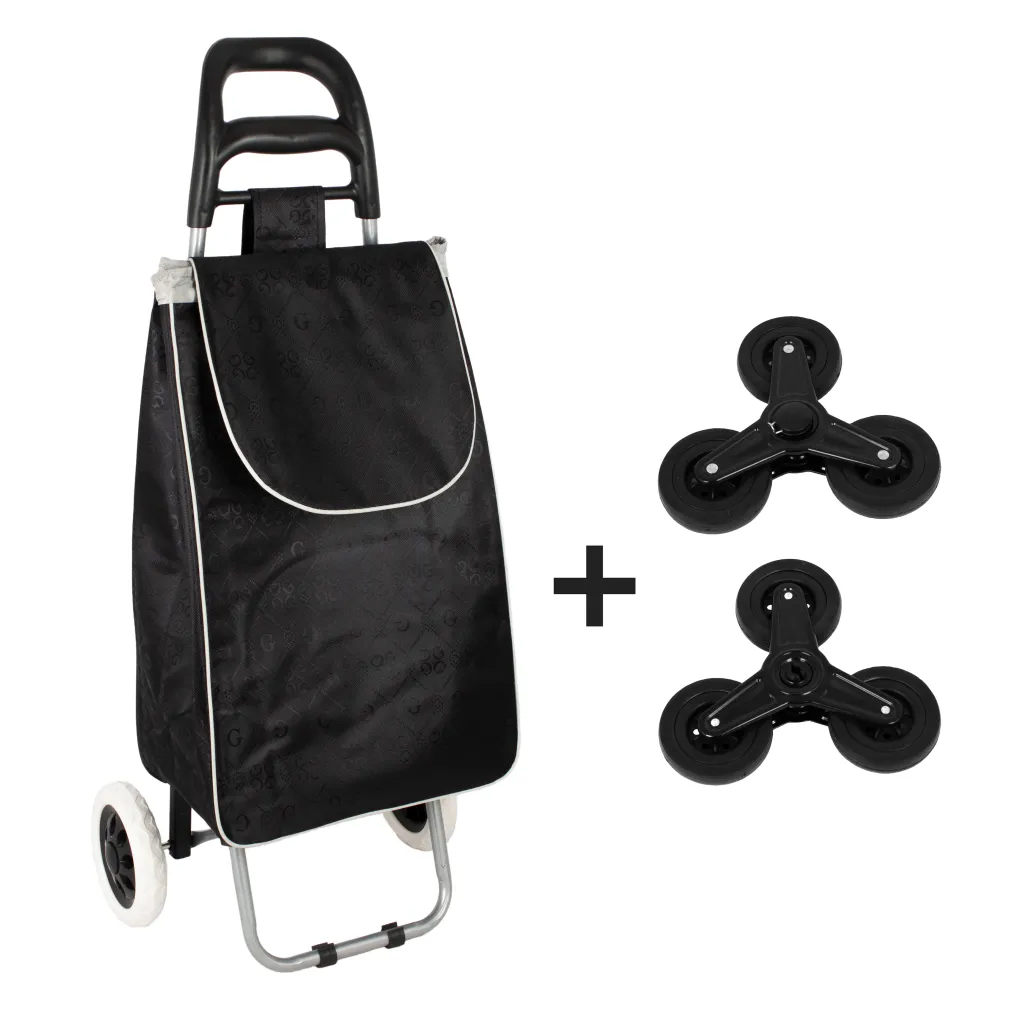 Shopping Bag On Wheels WZ290AB Two And Three Wheeled Trolley Bag For Shopping Or Beach