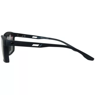 Granatowe Okulary 2w1 Męskie Nakładka Mirror HD Black Gold Solano CL90285C - 6