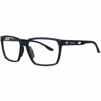 Granatowe Okulary 2w1 Męskie Nakładka Mirror HD Black Gold Solano CL90285C - 2