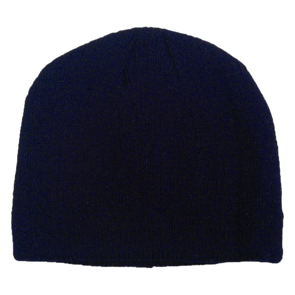 W32A Navy A Warm Winter Hat Knitted
