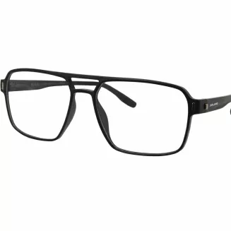 Okulary męskie clip-on polaryzacja UV400 matowe czarne Solano CL90288B - 4