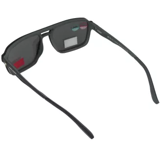 Okulary męskie clip-on polaryzacja UV400 matowe czarne Solano CL90288B - 7