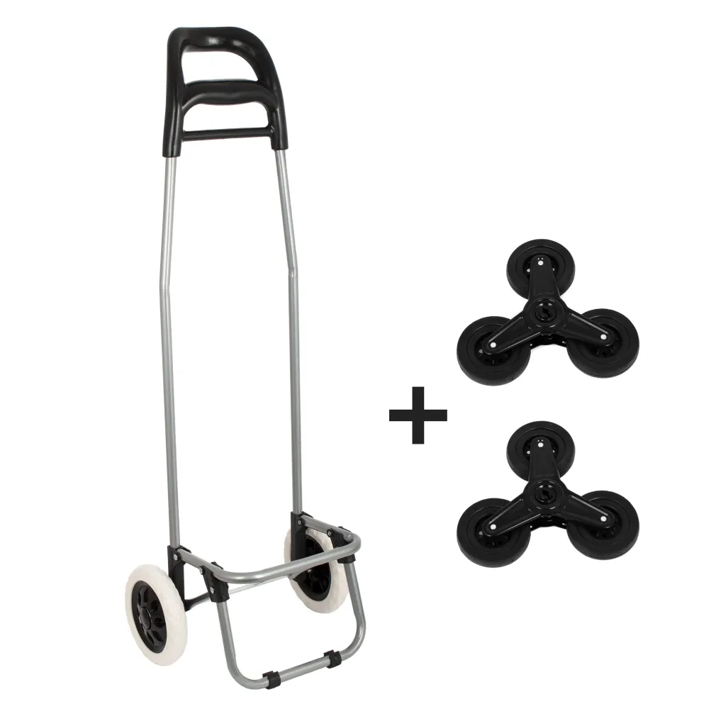 Metal Frame For Shopping Cart + Two Sets Of Wheels