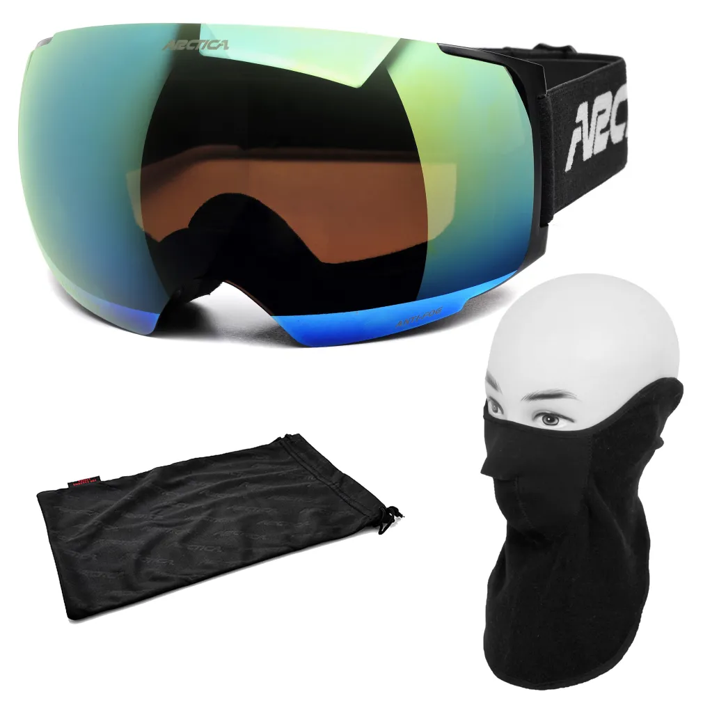 Arctica G105B Green Ski Goggles For Skiing Snowboarding
