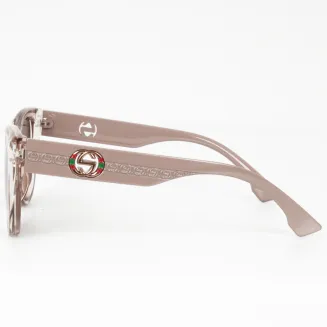 Transparentne Okulary Polar Fashion PR9145C5 damskie, polaryzacyjne, różowe - 3