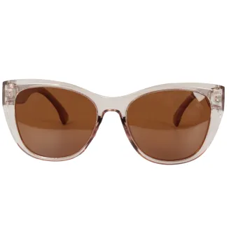 Transparentne Okulary Polar Fashion PR9145C5 damskie, polaryzacyjne, różowe - 4