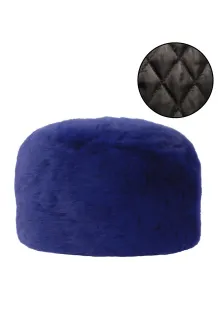 Czapka damska zimowa toczek granatowa navy elegancka Polar Fashion W507H - 3